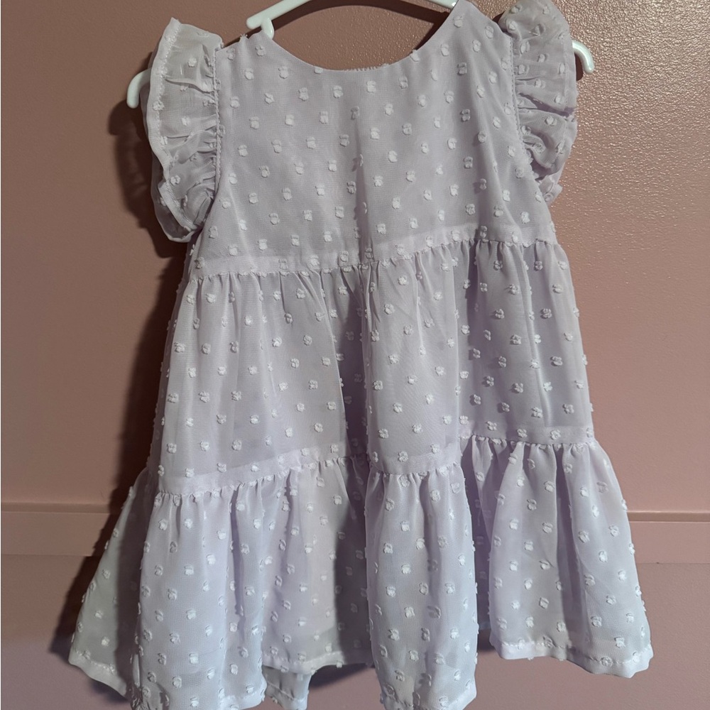 Carter's Light Purple Ruffle Dress